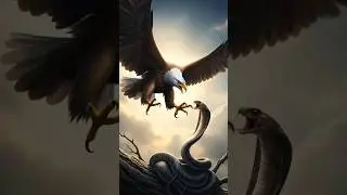 Cobra climbed the tree&hellip; but eagle taught him a lesson 🐍⚡ #ytshorts #shorts #viral#trending #ai