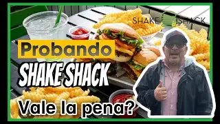 Probando las HAMBURGUESAS de Shake Shack en Orlando FL