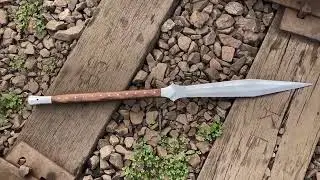 Handmade Hunting Spear, Throwing Spear Hunting Spear #hunting #spearfishing #medievalblacksmith 