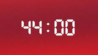 44 Minute Activation Work | Aura Timer | Red Edition | NX