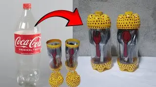 How to make Simple and easy spoon and fork organizer