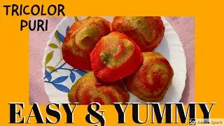 Tricolor Puri | तिरंगी पुरी l Special Dish | Traditional Indian Recipe | Natural Colors Puri |