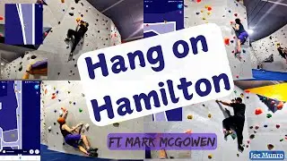 Climbing in Busted Shoes at Hang on Hamilton Ft. Mark McGowen