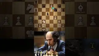 Sacrifice Full House ☠️☠️ MIKHAIL TAL #chess #mikhailtal #chesstactics #chesstraps #shorts