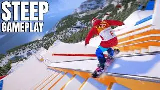 STEEP Gameplay Montage February 2026 🏔️ Insane Snowboard Tricks During Winter Olympics!