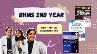 BHMS 2nd year Books + YouTube recommendations ! 