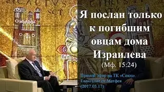 &laquo;Я послан только к погибшим овцам дома Израилева&raquo; (Мф. 15:24) ‒ Осипов А.И.