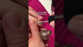 Obsessed with our new chrome nails!!
