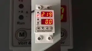 Цифровая однофазная защита от напряжения и перегрузки
