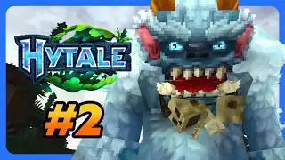 EU ENCONTREI O P&Eacute; GRANDE NO MINECRAFT 2 | Hytale Gameplay #2
