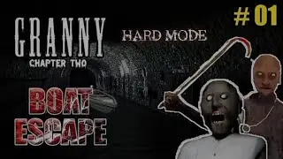 @PORUSGAMINGHUB 😱 FINALLY ESCAPE GRANNY HOUSE #granny2  HARD MODE BOAT ESCAPE 🚤