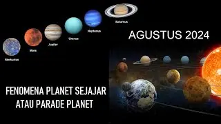 FENOMENA PLANET SEJAJAR ATAU PARADE PLANET AGUSTUS 2024