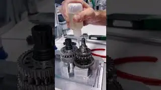Assembly of a Pinion C1.12 Gearbox #shorts