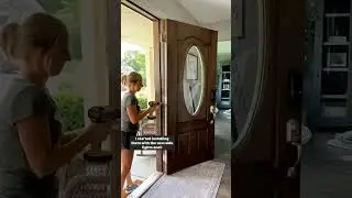 Follow along for more DIY inspo! 💪🏼 Would you believe me if I told you that this is the SAME door!?