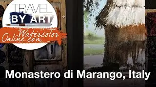 #287 Travel By Art, Ep. 134: Fishing Village in Italy (Watercolor Landscape Demo)