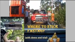 Where to stick FasTag? I FasTag Installation I with Demo and Trial...