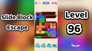 Slide Block Escape Level 96 Walkthrough 🧩 | Go Answer