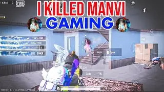 I Killed @Manvi_Gaming 🔥 ( Pubg Mobile Lite Montage) 5 Fingers!