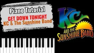 🎹 Как играть &laquo;GET DOWN TONIGHT&raquo; группы KC & The Sunshine Band (лёгкий урок игры на фортепиано)