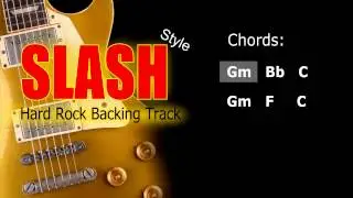 Hard Rock Slash Style Guitar Backing Track 89 Bpm Highest Quality