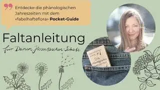 Faltanleitung f&uuml;r deinen Pocket-Guide / Hosentaschenschatz #1 🌱 (16 Seiten Zine)