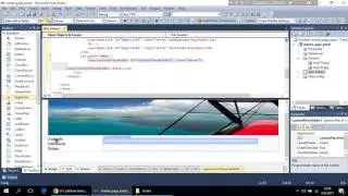 C# ASP.NET Empty Web Application - master page panel