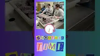 Smoothies at Morgan Village Middle School (National School Breakfast Week)