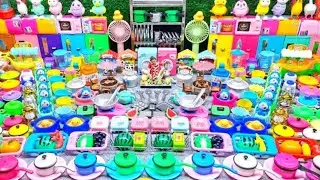 6:17 Minutes Satisfying with Unboxing Hello Kitty Kitchen Set|Miniature Kitchen Set Making with Clay