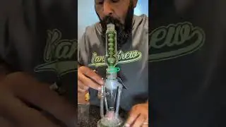 Phoenix Star Recycler Bong with Glycerin Coil in Action #420 #bongguy
