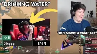 Sliggy Reacts To PRX Jinggg Drinking Water Mid Round😂