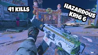 41 kills with Hazardous Krig 6 (Black ops Cold War)