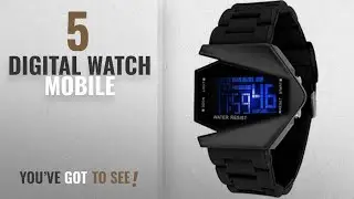 Top 10 Digital Watch Mobile [2018]: Generic Digital Black Dial LED Sports Watch for Men- GENERIC