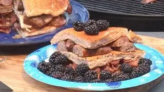 How to Grill Blackberry Brandy Pancakes | Recipe