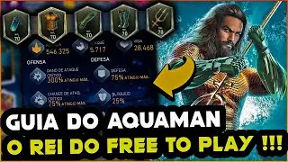O QUE VOCÊ PRECISA SABER DO AQUAMAN REI DE ATLÂNTIDA, MELHOR PERSONAGEM F2P PARA RAID !!!