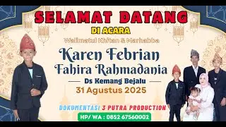Live Stream 3 Putra Studio Walimatul Khitan Karen & Tasyakuran Fahira