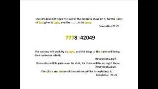 Daniel, Matthew, John, Lamb, and the number.