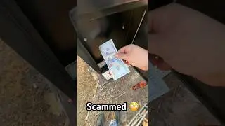 Fake $100 Bill! 😳 #scam #firewoodbusiness #diy #like #shorts #share