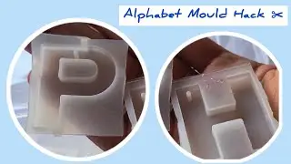 Alphabet Mould Hack ✂️ | Cutting Silicone Alphabet Moulds Safely | Rangula Lokam