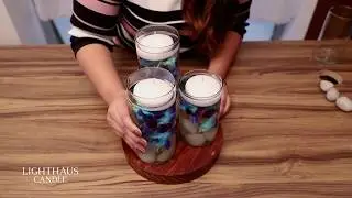 Floating Candle Centerpiece | Home Decor Ideas | Lighthaus Candle