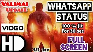Valimai update whatsapp status tamil / valimai update whatsapp status tamil full screen 🔥🎵🔥