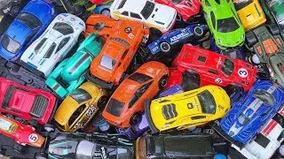 Hot Wheels & Tomica Collection | Colorful Diecast Cars Pile