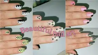 Easy dotticure nail art ideas for girls 🌼✨💅🏻#dottingtoolnailart