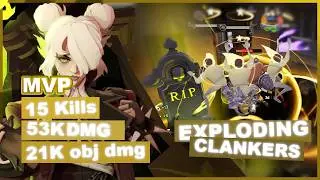 Exploding clankers with AGGRESSISVE graves  (53k Dmg MVP)