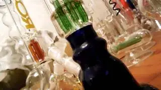 Glass Bong Mini-Freezer with perc ARMx6 diffusor 6-channel percolator system
