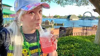 EPCOT Spring Break 2021 LOW CROWDS! Trying New Flower & Garden Food & Drinks / Fun Rides!