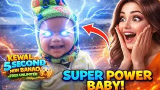 Super Power Baby 🔥 CapCut AI Effect in Just 5 Seconds 😱 Free Unlimited🔥💯 @Rncreator-ilu 