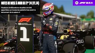 F1 24 - PATCH 1.14 - AMÉLIORATIONS VISUELLES, SAISON 4 et JEU GRATUIT