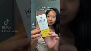 IT Cosmetics Hello Sunshine Invisible Sunscreen for face SPF 50 #gifted