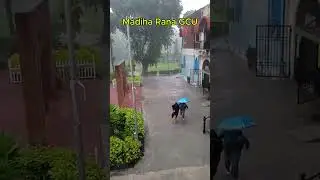 GCU Lahore Rainy Day with Madiha Rana Admission Office