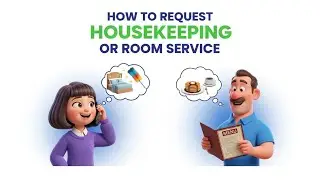 How to Request Housekeeping or Room Service